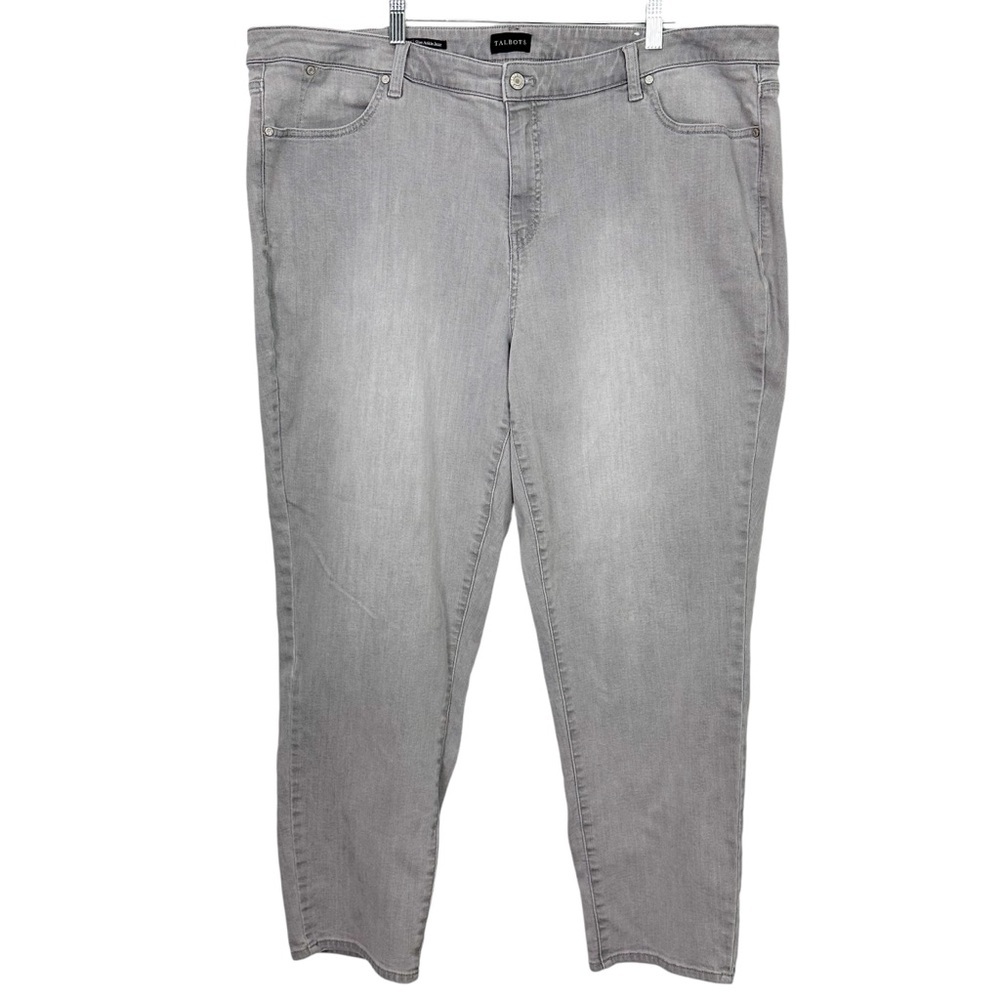 Talbots Slim Ankle Jean in Gray Size 22W